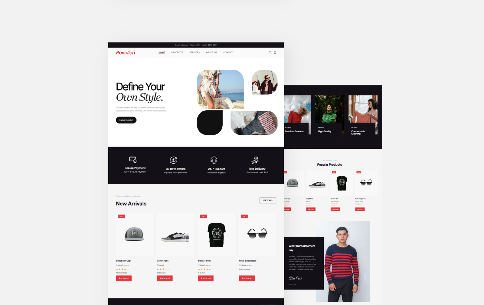Rovellen website project