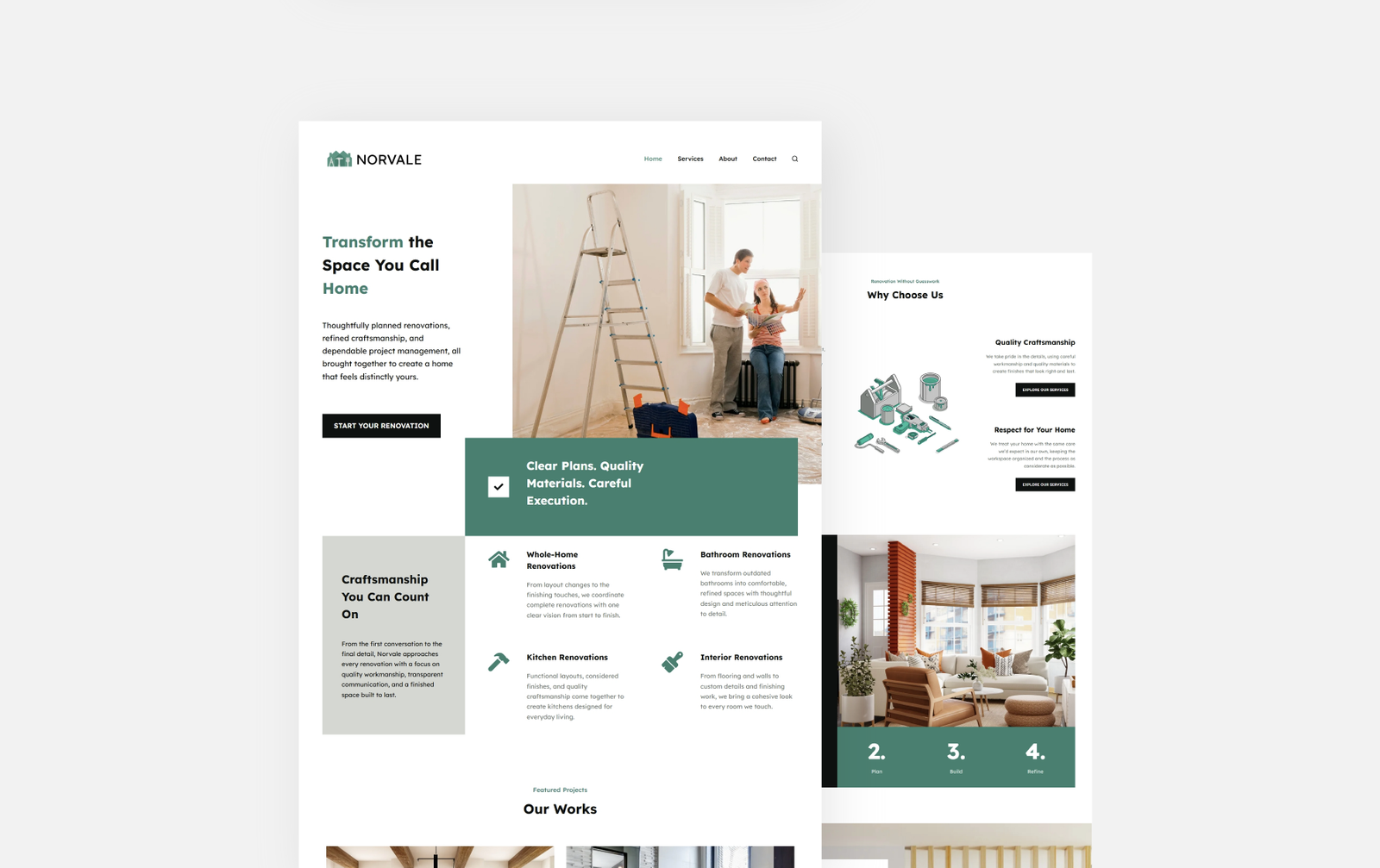 Norvale website project