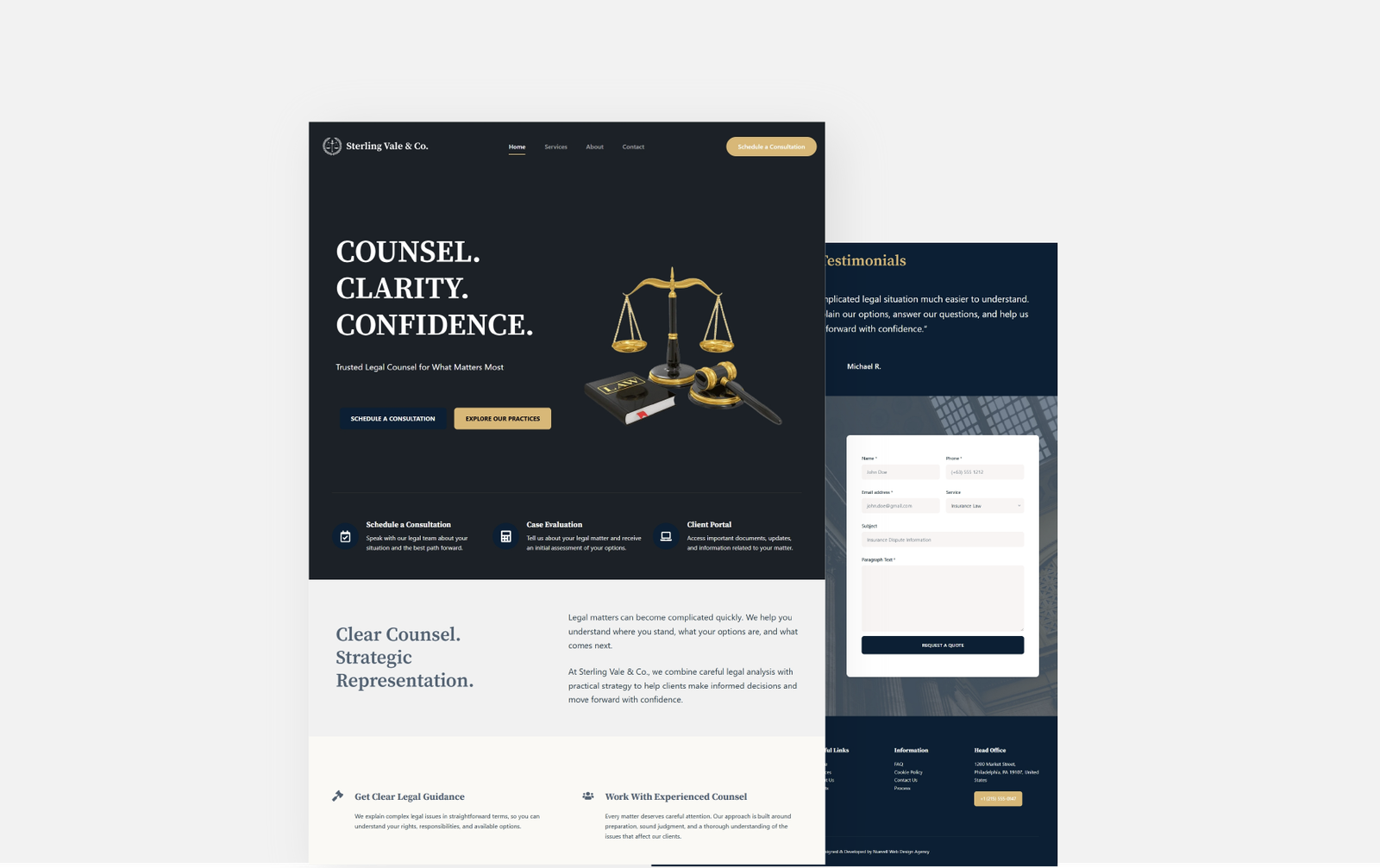 SterlingVale website project